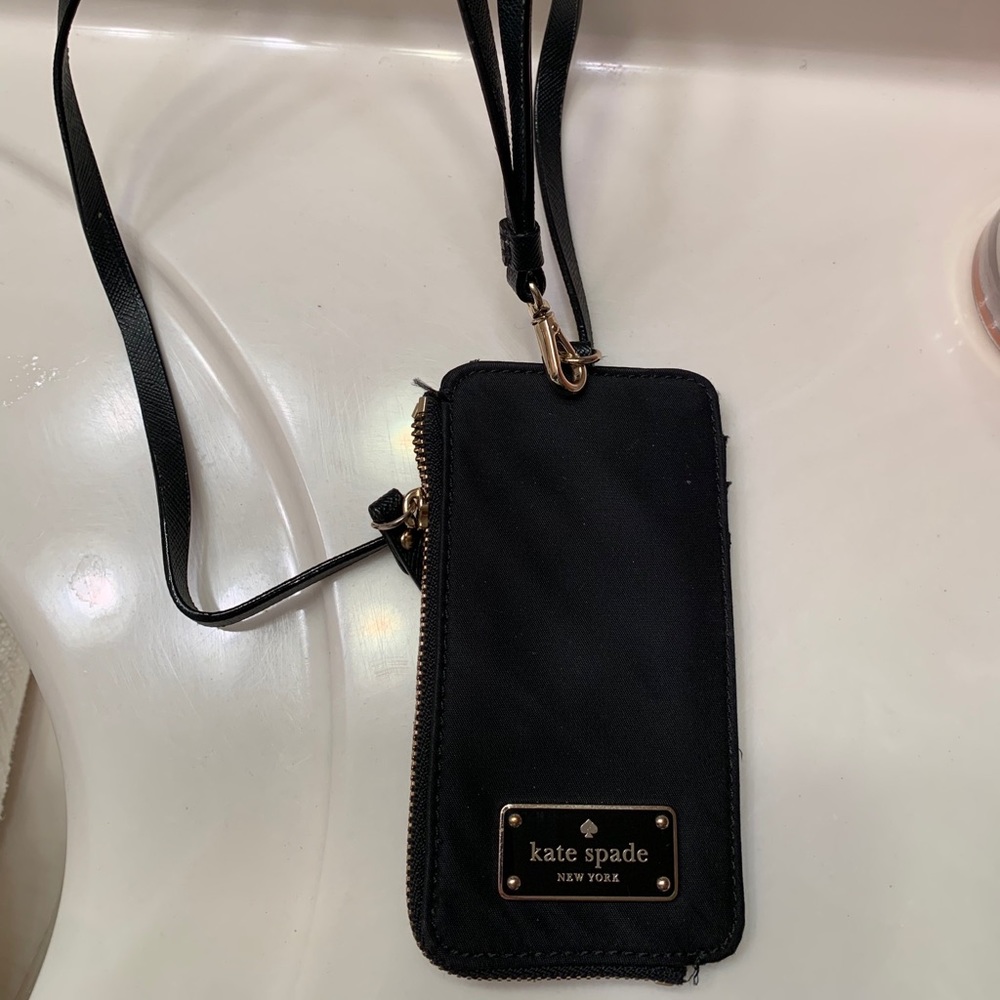 Kate Spade Necklace ID/Card Holder